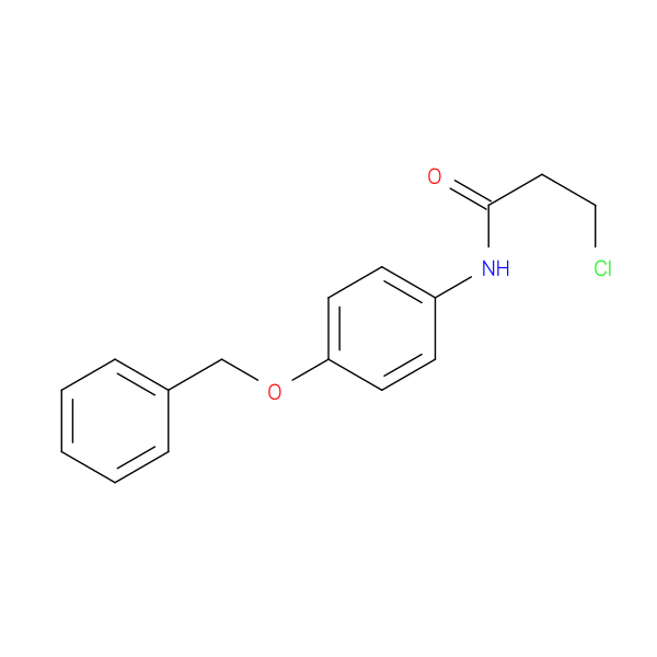 N-[4-(benzyloxy)phenyl]-3-chloropropanamide