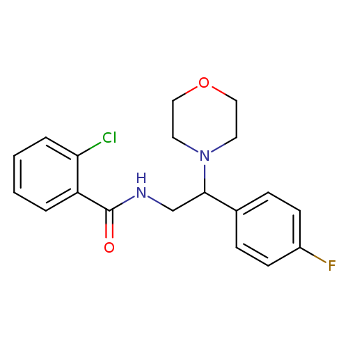 2-chloro-N-[2-(4-fluorophenyl)-2-(morpholin-4-yl)ethyl]benzamide