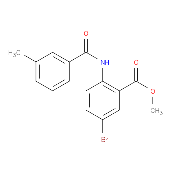 methyl 5-bromo-2-(3-methylbenzamido)benzoate
