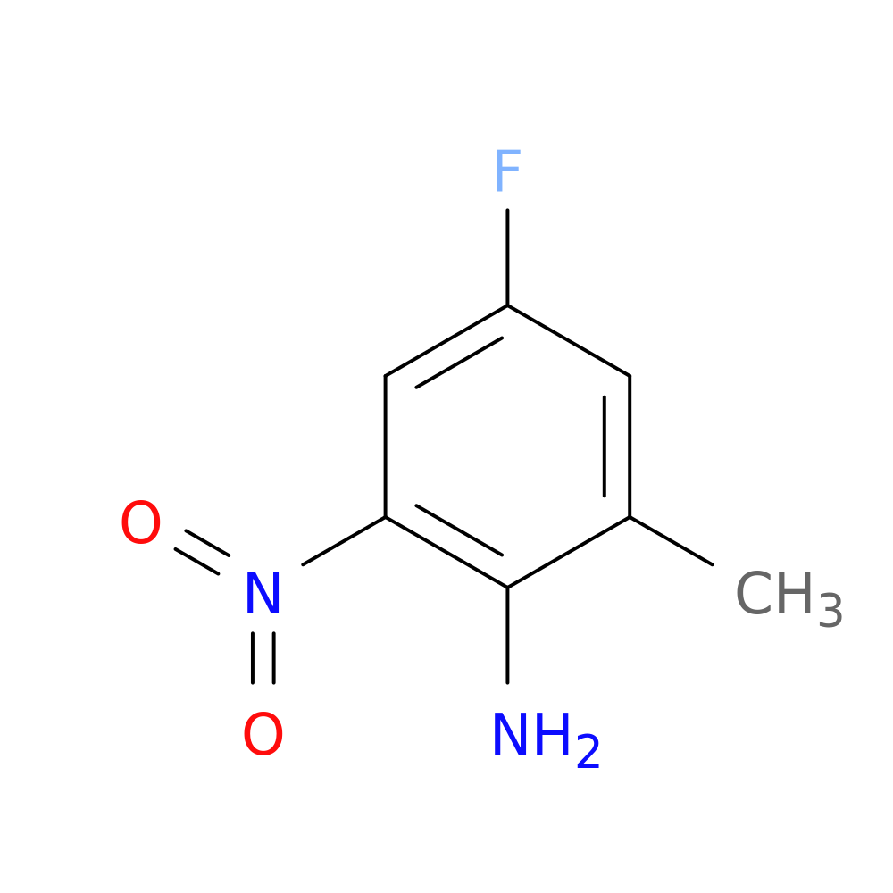 Benzenamine, 4-fluoro-2-methyl-6-nitro-