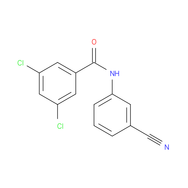 3,5-dichloro-N-(3-cyanophenyl)benzamide