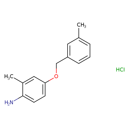 2-methyl-4-[(3-methylphenyl)methoxy]aniline hydrochloride