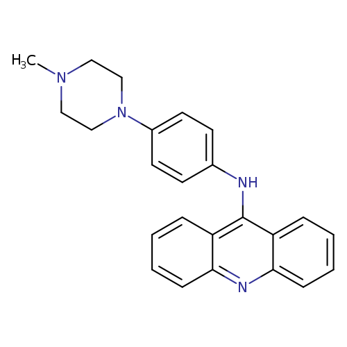 N-(4-(4-Methyl-1-piperazinyl)phenyl)-9-acridinamine