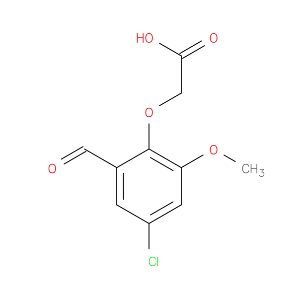 (4-chloro-2-formyl-6-methoxyphenoxy)acetic acid