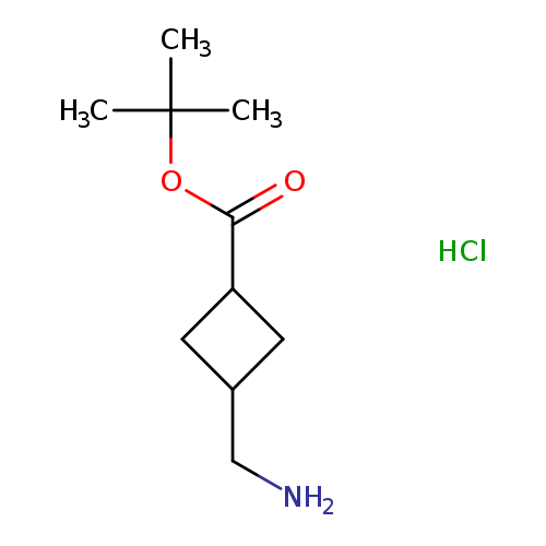 tert-butyl3-(aminomethyl)cyclobutane-1-carboxylatehydrochloride,Mixtureofdiastereomers