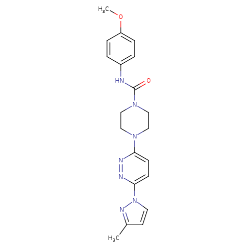 N-(4-methoxyphenyl)-4-[6-(3-methyl-1H-pyrazol-1-yl)pyridazin-3-yl]piperazine-1-carboxamide