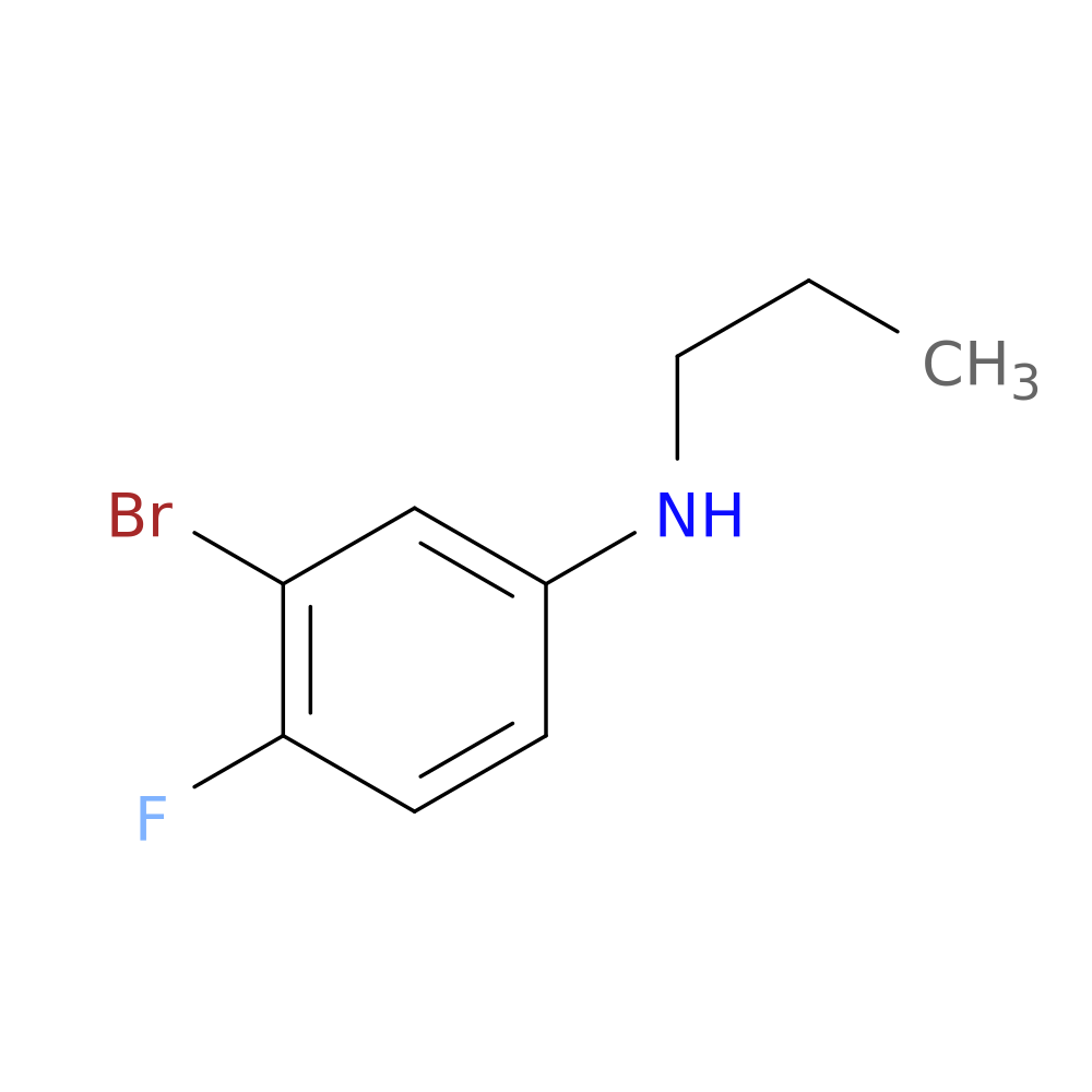 3-Bromo-4-fluoro-N-propylaniline