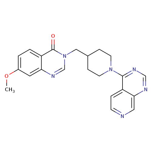 7-methoxy-3-[(1-{pyrido[3,4-d]pyrimidin-4-yl}piperidin-4-yl)methyl]-3,4-dihydroquinazolin-4-one