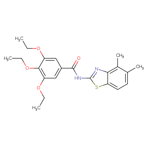 N-(4,5-dimethyl-1,3-benzothiazol-2-yl)-3,4,5-triethoxybenzamide