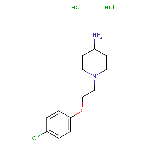 1-[2-(4-chlorophenoxy)ethyl]piperidin-4-amine dihydrochloride