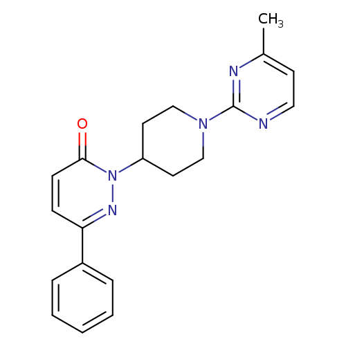 2-[1-(4-methylpyrimidin-2-yl)piperidin-4-yl]-6-phenyl-2,3-dihydropyridazin-3-one