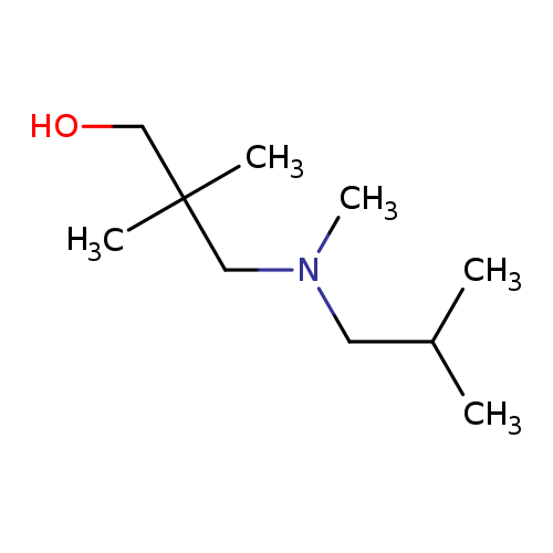 2,2-dimethyl-3-[methyl(2-methylpropyl)amino]propan-1-ol