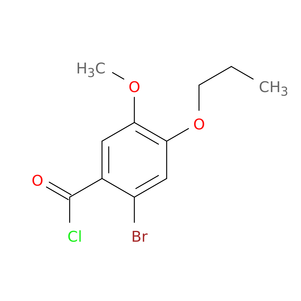 2-Bromo-5-methoxy-4-propoxybenzoyl chloride
