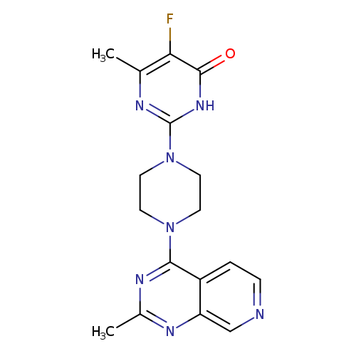 5-fluoro-6-methyl-2-(4-{2-methylpyrido[3,4-d]pyrimidin-4-yl}piperazin-1-yl)-3,4-dihydropyrimidin-4-one
