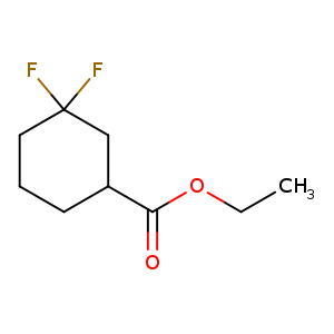 Cyclohexanecarboxylic acid, 3,3-difluoro-, ethyl ester