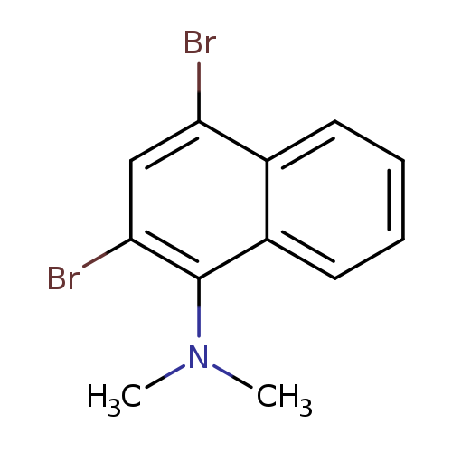 2,4-dibromo-N,N-dimethylnaphthalen-1-amine