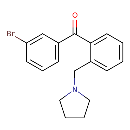 3'-Bromo-2-pyrrolidinomethyl benzophenone