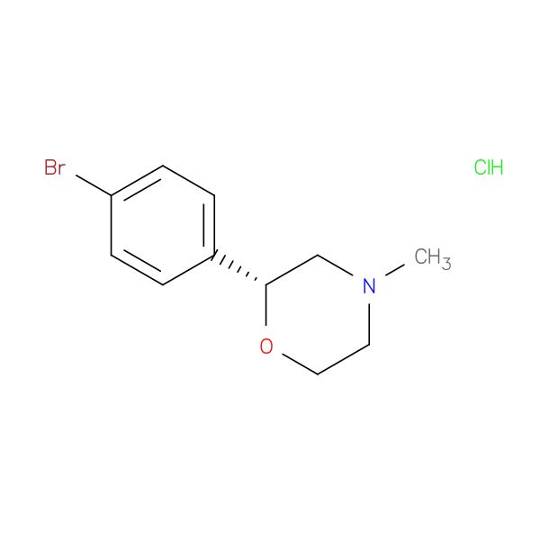(2R)-2-(4-bromophenyl)-4-methylmorpholine hydrochloride