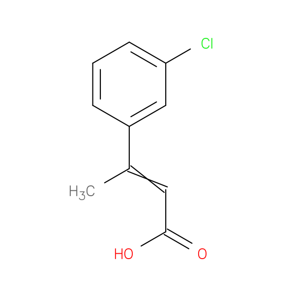 3-(3-chlorophenyl)but-2-enoic acid