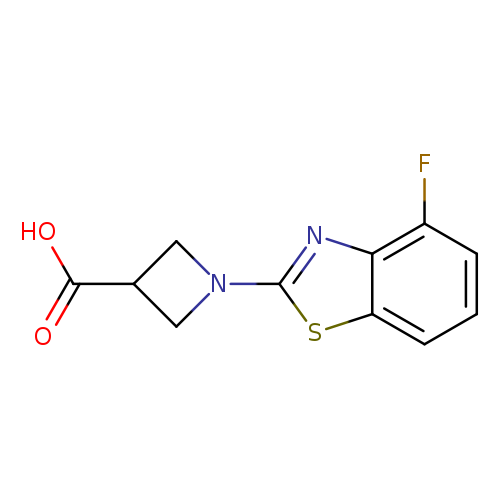 1-(4-Fluoro-1,3-benzothiazol-2-yl)azetidine-3-carboxylic acid
