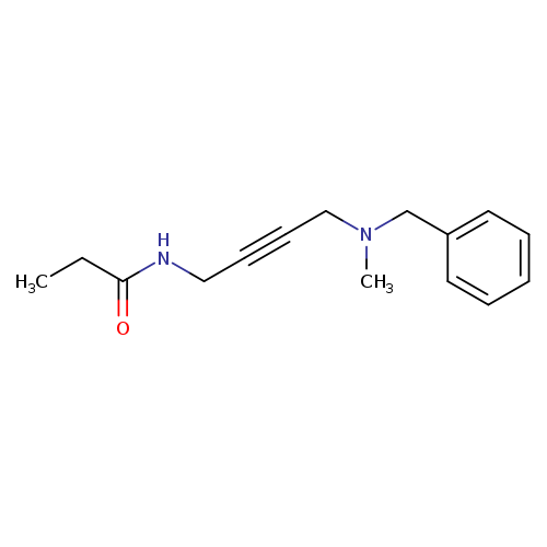 N-{4-[benzyl(methyl)amino]but-2-yn-1-yl}propanamide