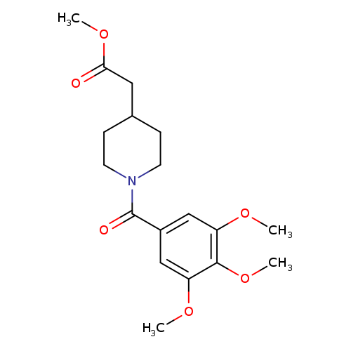 Methyl [1-(3,4,5-trimethoxybenzoyl)piperidin-4-yl]acetate