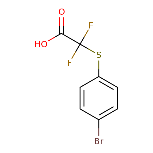2-[(4-bromophenyl)sulfanyl]-2,2-difluoroacetic acid