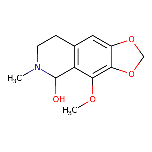 4-Methoxy-6-methyl-5,6,7,8-tetrahydro[1,3]dioxolo[4,5-g]isoquinolin-5-ol