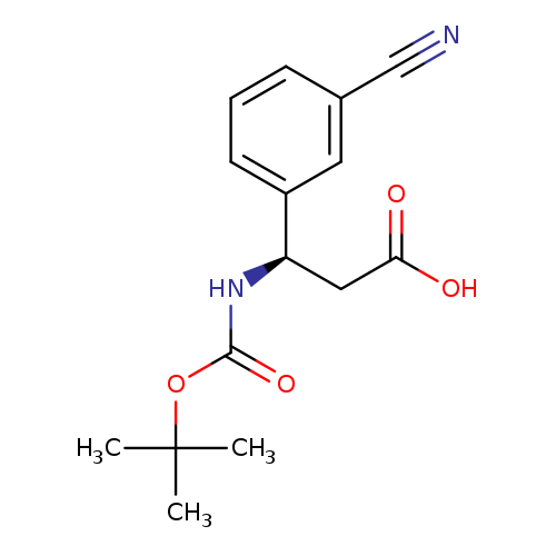 (R)-3-tert-butoxycarbonylamino-3-(3-cyano-phenyl)-propionic acid