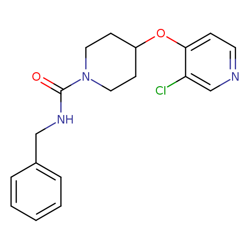 N-benzyl-4-[(3-chloropyridin-4-yl)oxy]piperidine-1-carboxamide