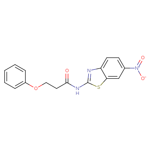 N-(6-nitro-1,3-benzothiazol-2-yl)-3-phenoxypropanamide