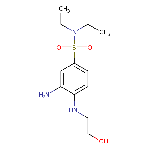 3-Amino-N,N-diethyl-4-((2-hydroxyethyl)amino)benzenesulfonamide