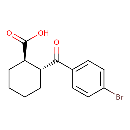 Cyclohexanecarboxylicacid, 2-(4-bromobenzoyl)-, (1R,2R)-rel-