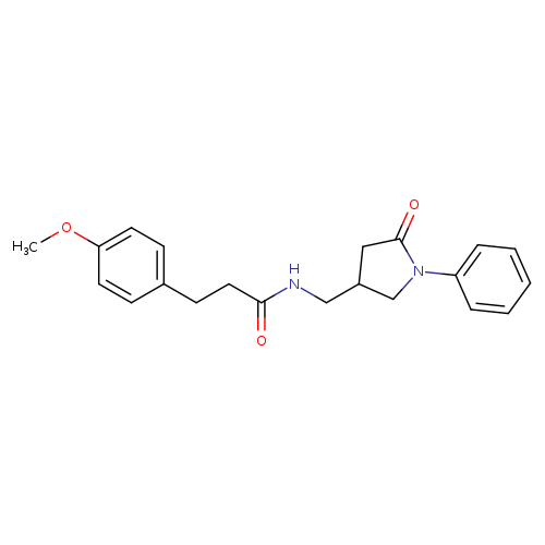 3-(4-methoxyphenyl)-N-[(5-oxo-1-phenylpyrrolidin-3-yl)methyl]propanamide