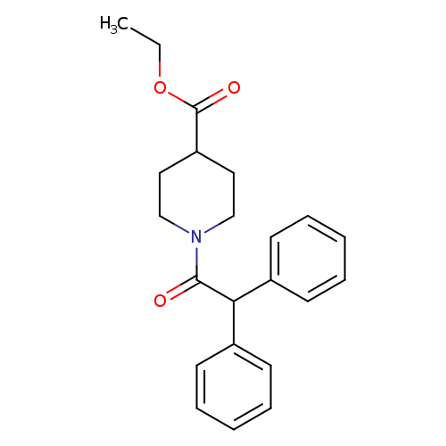 ethyl 1-(diphenylacetyl)-4-piperidinecarboxylate