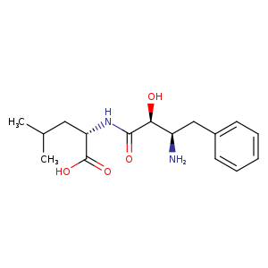 N-[(2S,3R)-3-Amino-2-hydroxy-1-oxo-4-phenylbutyl]-L-leucine