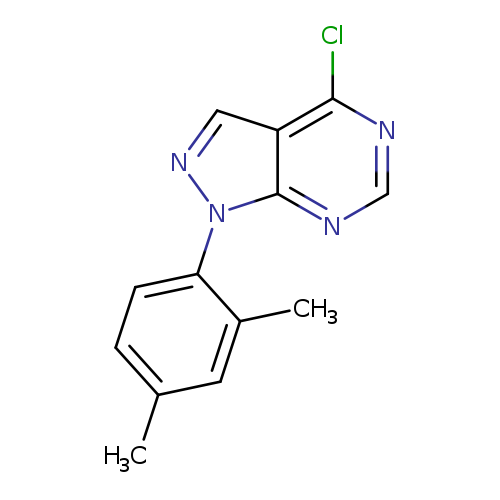 4-Chloro-1-(2,4-dimethylphenyl)-1H-pyrazolo[3,4-d]pyrimidine