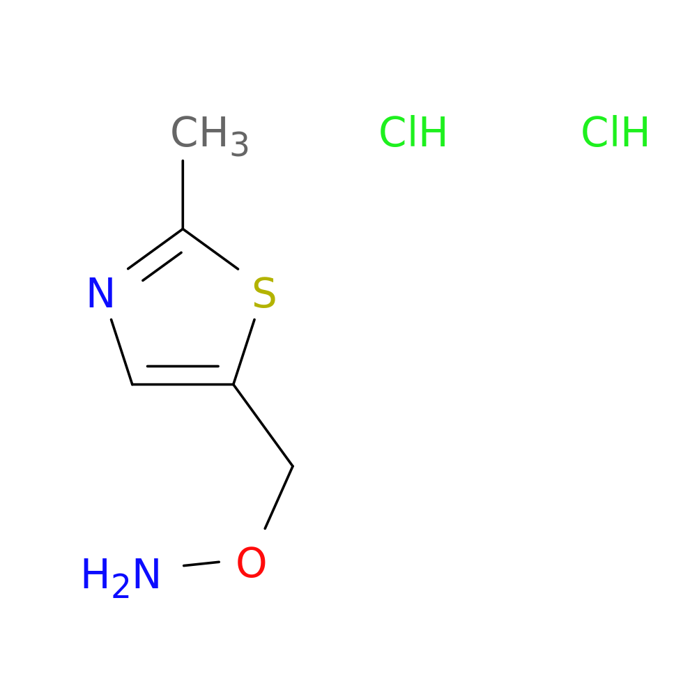 O-[(2-methyl-1,3-thiazol-5-yl)methyl]hydroxylamine dihydrochloride