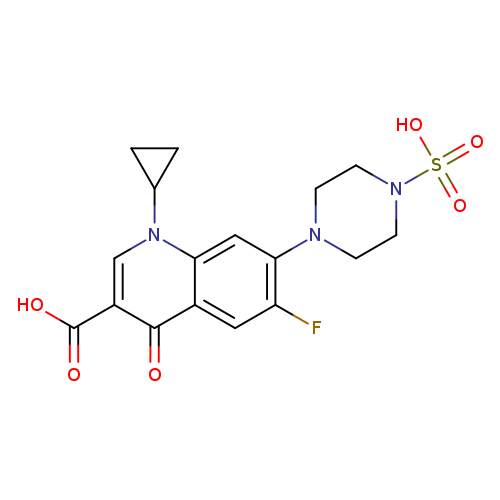 CIPROFLOXACIN PIPERAZINYL-N4-SULFATE