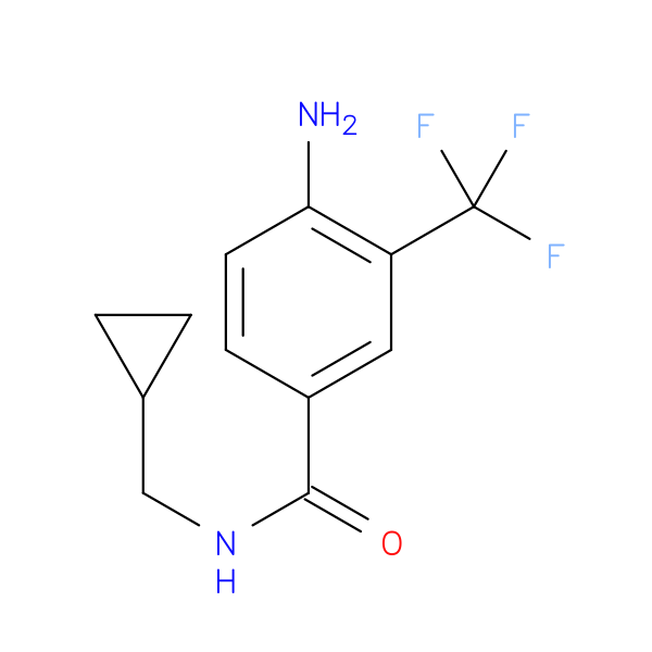 4-Amino-N-(cyclopropylmethyl)-3-(trifluoromethyl)benzamide