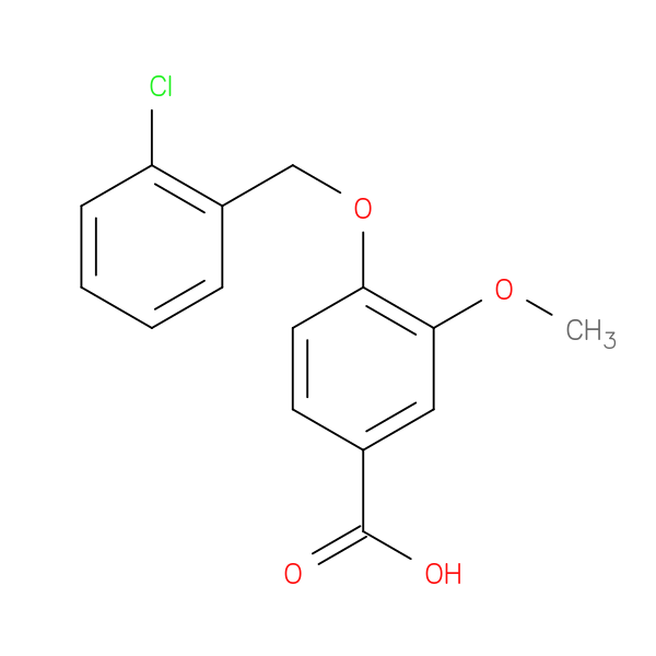 4-[(2-Chlorobenzyl)oxy]-3-methoxybenzoic acid