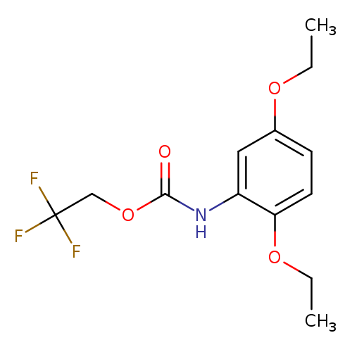 2,2,2-trifluoroethyl N-(2,5-diethoxyphenyl)carbamate