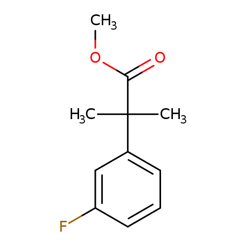 Benzeneacetic acid, 3-fluoro-a,a-dimethyl-, methyl ester
