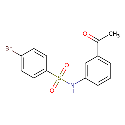 N-(3-acetylphenyl)-4-bromobenzene-1-sulfonamide