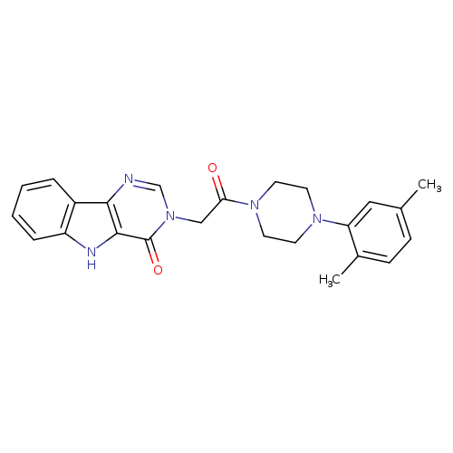 3-{2-[4-(2,5-dimethylphenyl)piperazin-1-yl]-2-oxoethyl}-3H,4H,5H-pyrimido[5,4-b]indol-4-one