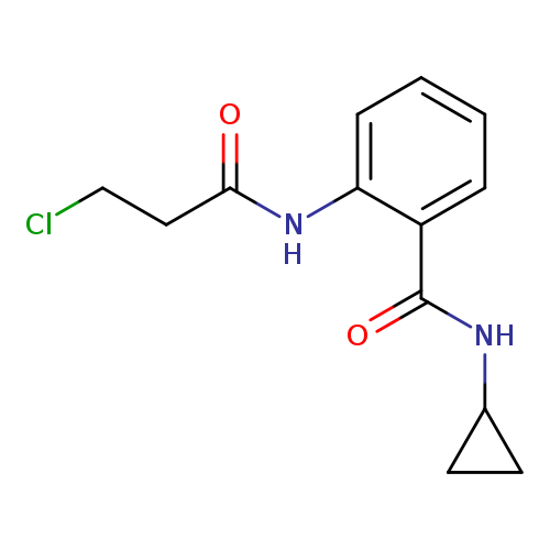 2-(3-chloropropanamido)-N-cyclopropylbenzamide