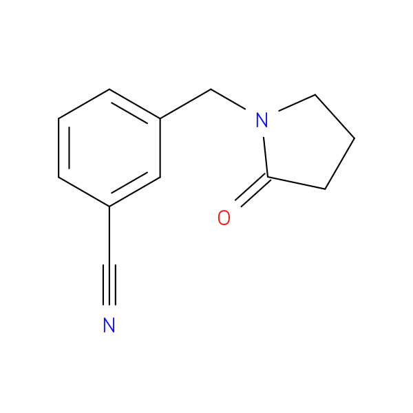 3-[(2-oxopyrrolidin-1-yl)methyl]benzonitrile