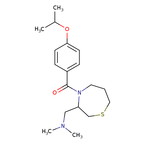 dimethyl({4-[4-(propan-2-yloxy)benzoyl]-1,4-thiazepan-3-yl}methyl)amine