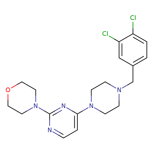 4-(4-{4-[(3,4-dichlorophenyl)methyl]piperazin-1-yl}pyrimidin-2-yl)morpholine