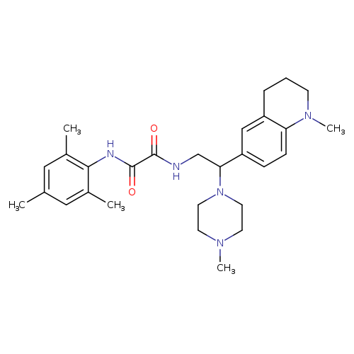 N'-[2-(1-methyl-1,2,3,4-tetrahydroquinolin-6-yl)-2-(4-methylpiperazin-1-yl)ethyl]-N-(2,4,6-trimethylphenyl)ethanediamide